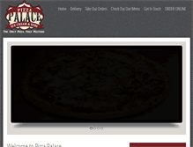 Tablet Screenshot of pizzapalacewellington.com
